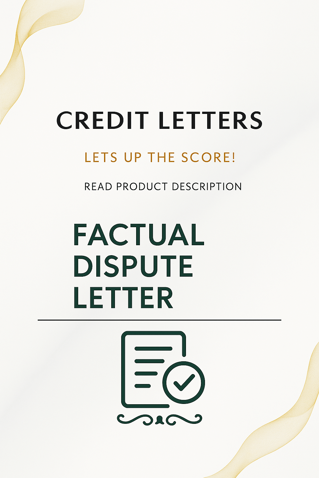 FACTUAL DISPUTE TEMPLATE