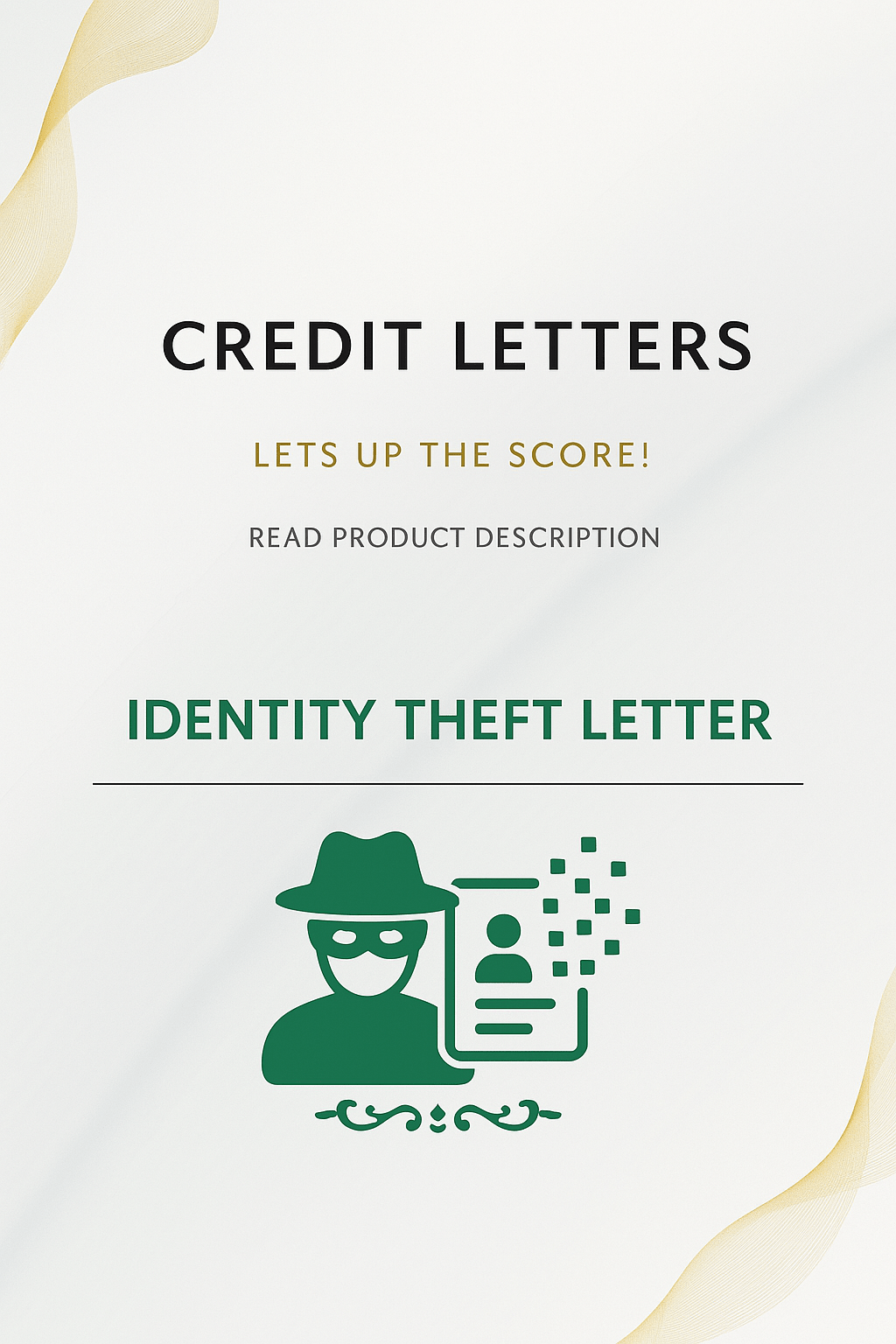 IDENTITY THEFT LETTER