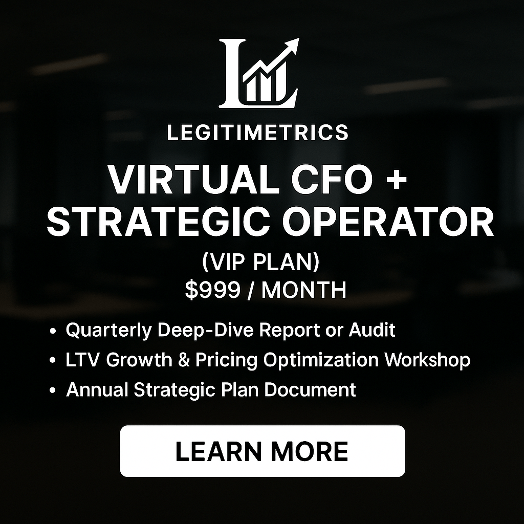 Virtual CFO + Strategic Operator (VIP Plan)