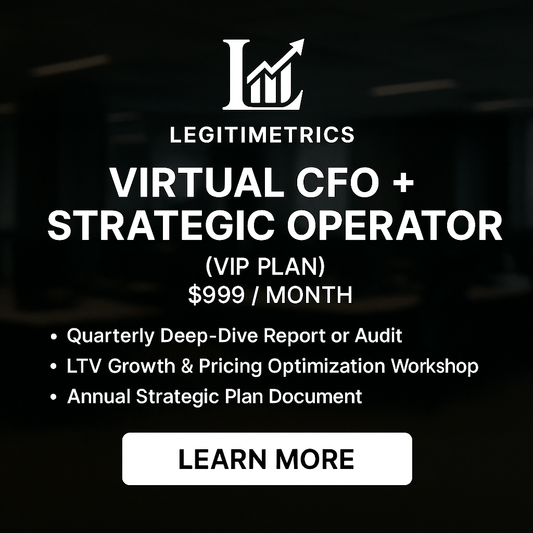 Virtual CFO + Strategic Operator (VIP Plan)