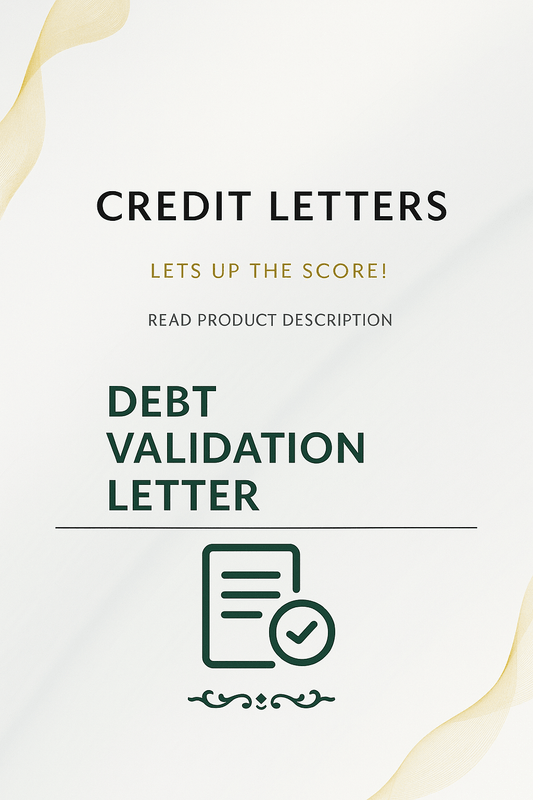 DEBT VALIDATION LETTER +