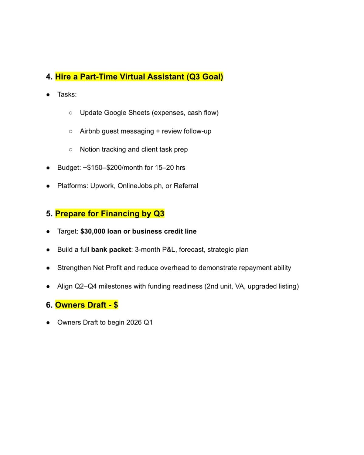 Virtual CFO + Strategic Operator (VIP Plan)