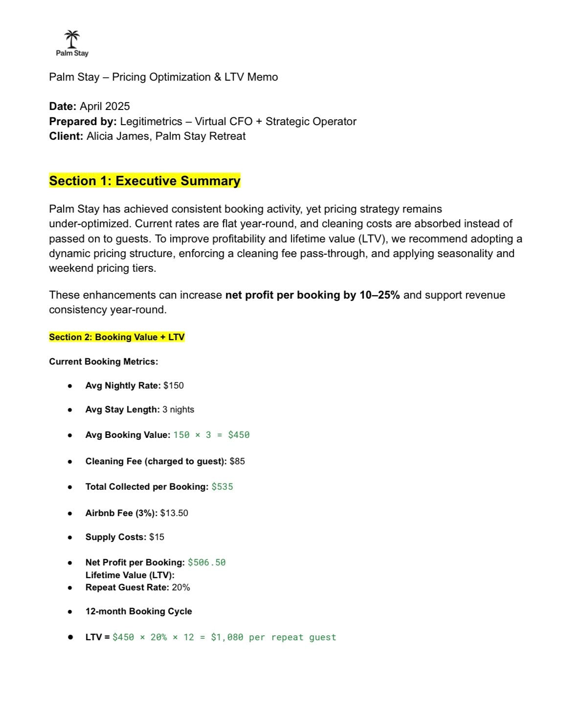 Virtual CFO + Strategic Operator (VIP Plan)