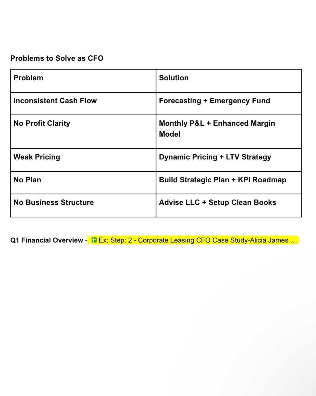 Virtual CFO + Strategic Operator (VIP Plan)