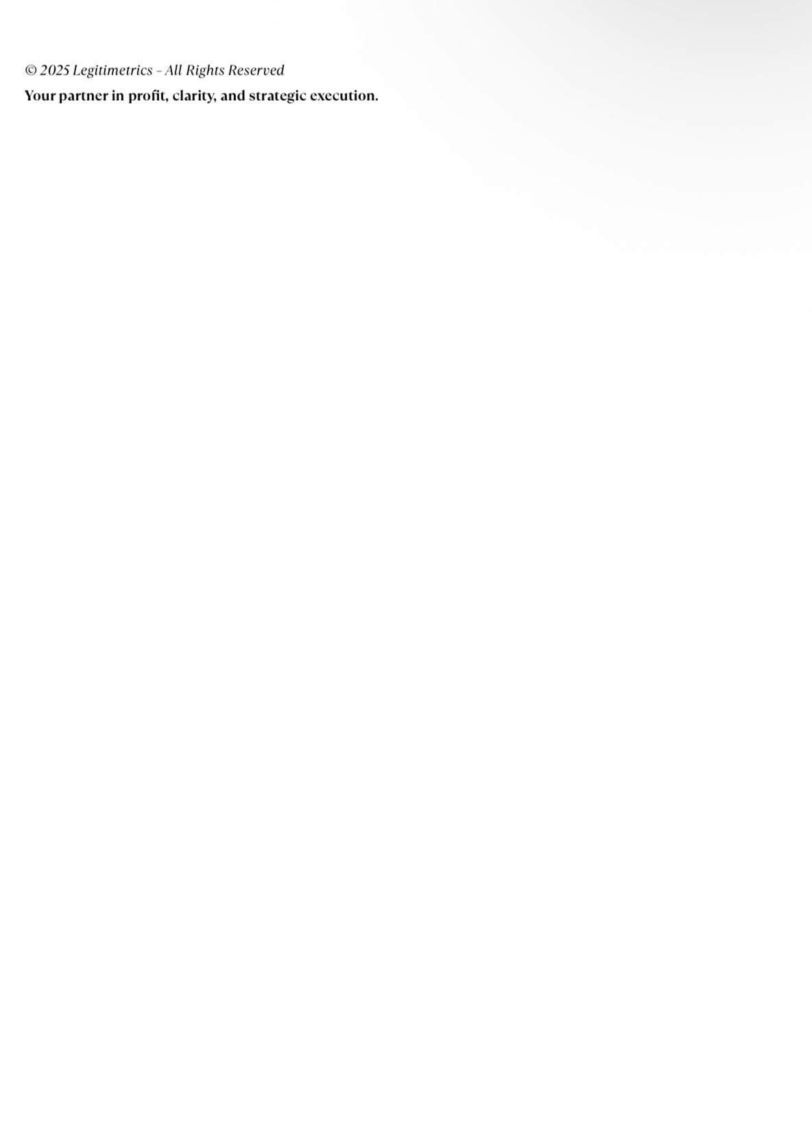 Virtual CFO + Strategic Operator (VIP Plan)