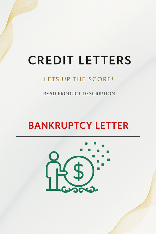 BANKRUPTCY REMOVAL LETTER