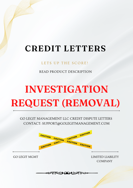 INVESTIGATION REQUEST