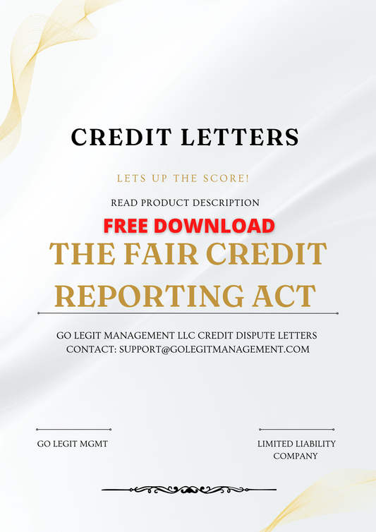 THE FAIR CREDIT REPORTING ACT